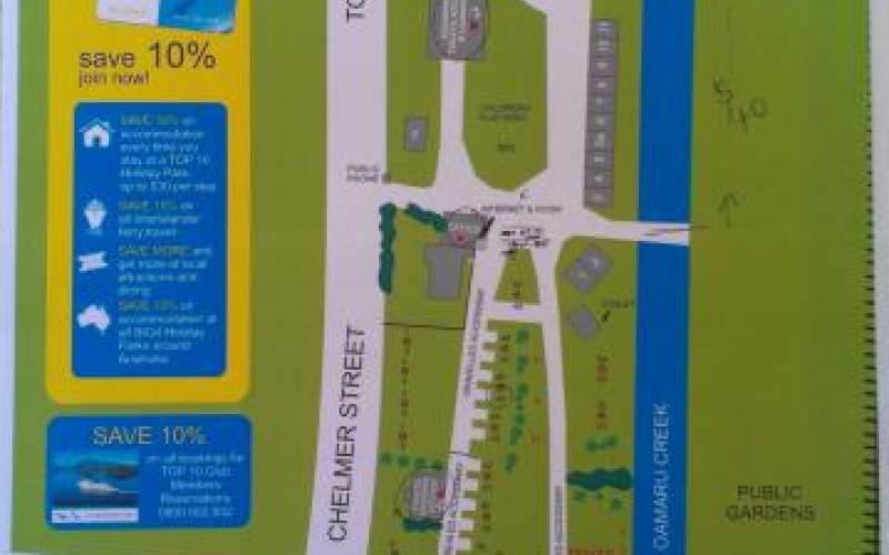 Oamaru Top 10 Holiday Park Full Service Camp New Zealand